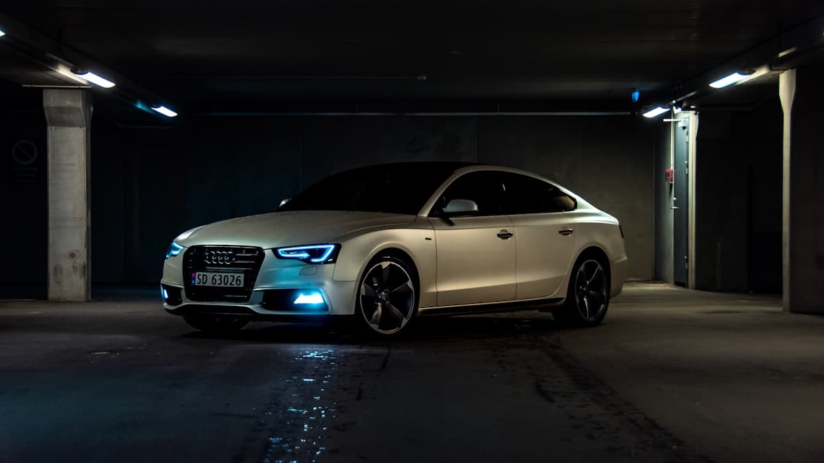 Detail van een exclusieve auto